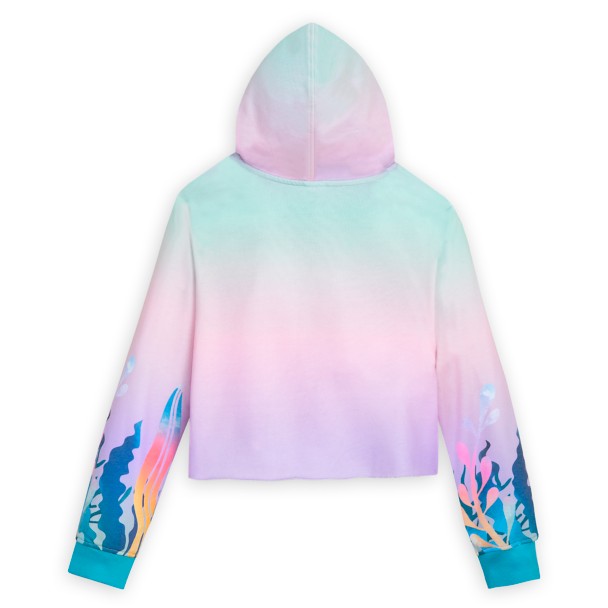 Ariel Semi-Cropped Pullover Mermaid – for shopDisney Little Hoodie Kids The 