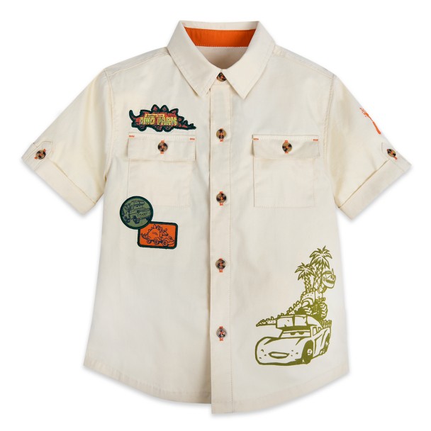 Cars on the Road Woven Shirt for Kids
