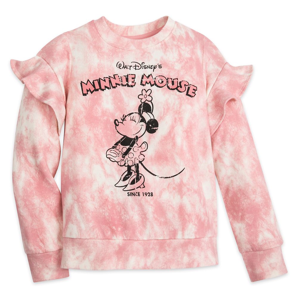 Minnie Mouse Tie-Dye Pullover Top for Girls