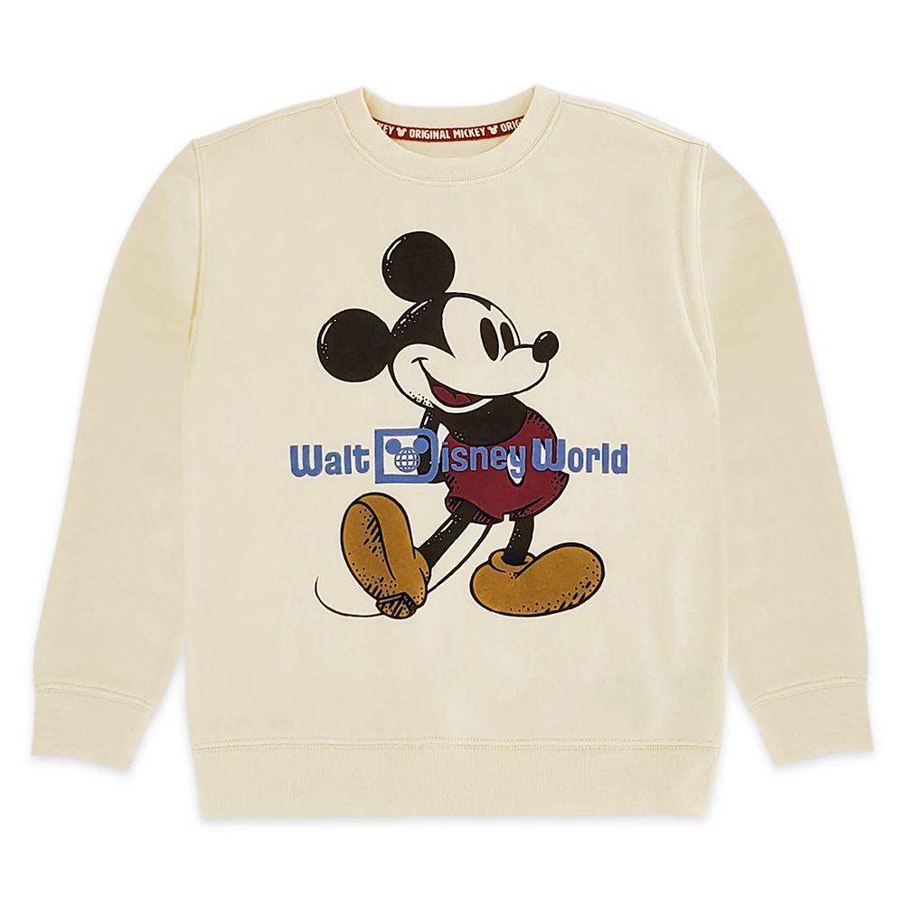 Mickey Mouse Classic Pullover Sweatshirt for Kids – Walt Disney World – Cream