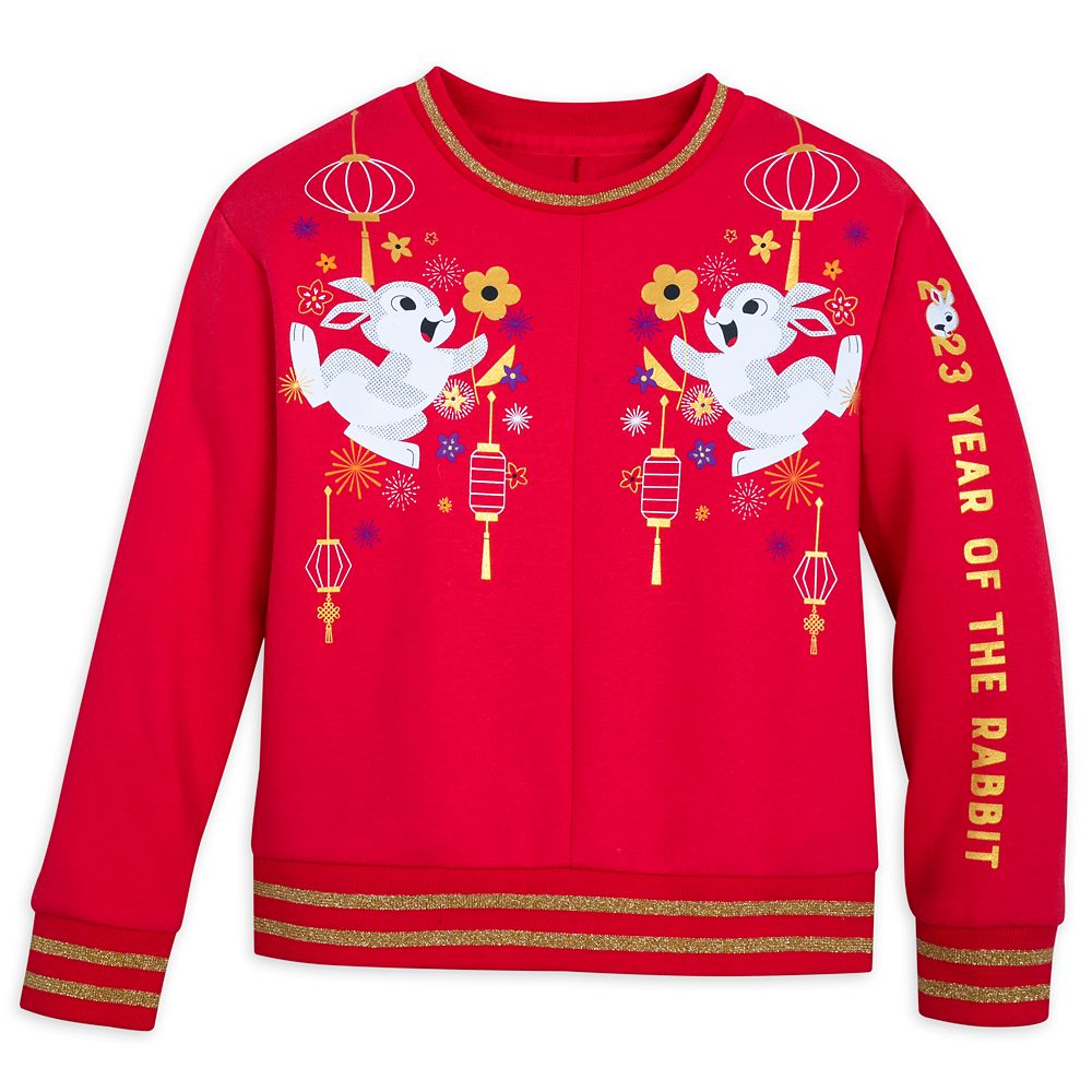 Thumper Pullover Sweatshirt for Girls – Bambi – Year of the Rabbit Lunar New Year 2023 can now be purchased online