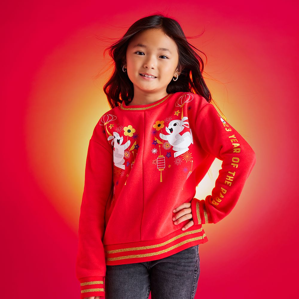 Thumper Pullover Sweatshirt for Girls – Bambi – Year of the Rabbit Lunar New Year 2023