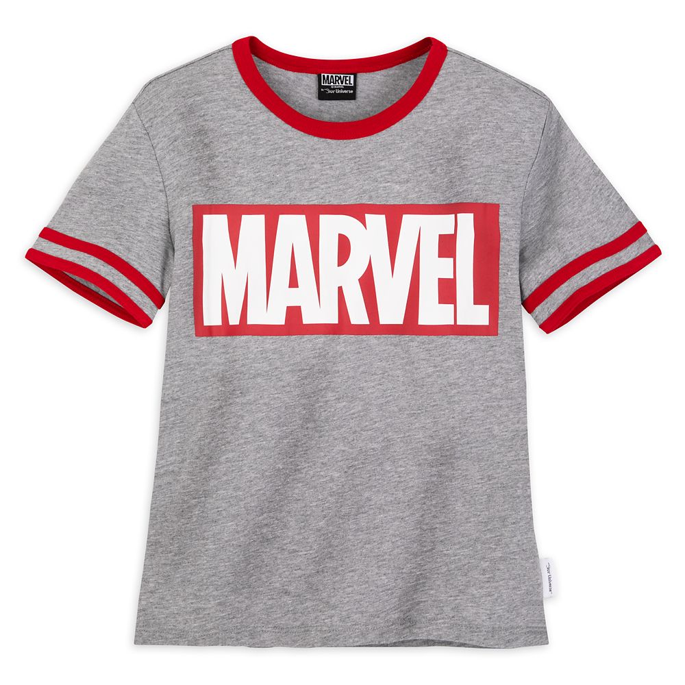 Marvel Logo Ringer T-Shirt for Girls by Our Universe has hit the shelves for purchase