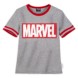 Marvel Logo Ringer T-Shirt for Girls by Our Universe