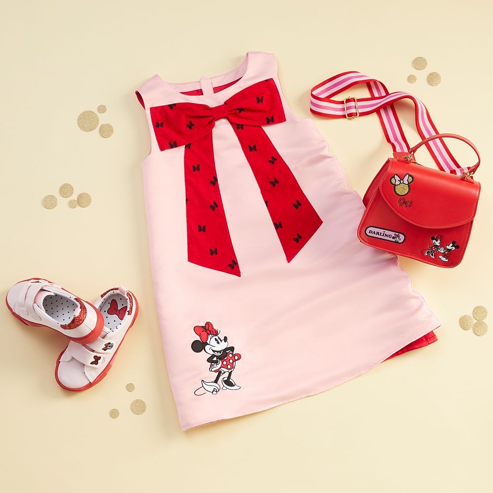 Minnie Mouse Satin Shift Dress for Girls