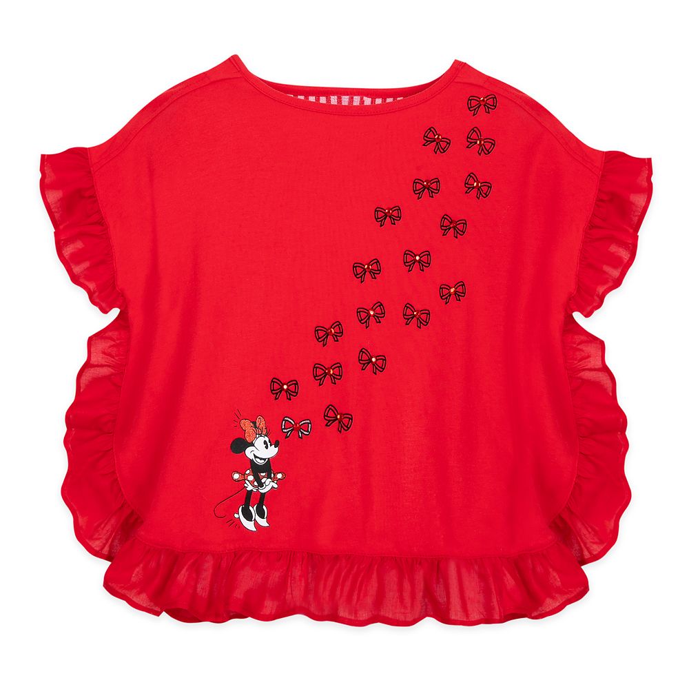 Minnie Mouse Fashion Top and Shorts Set for Girls