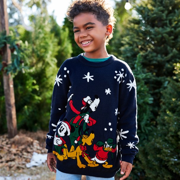 Mickey Mouse and Friends Holiday Sweater for Kids