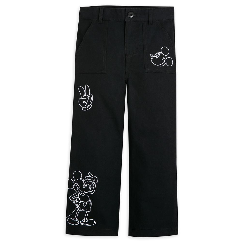 Mickey Mouse Outline Pants for Kids