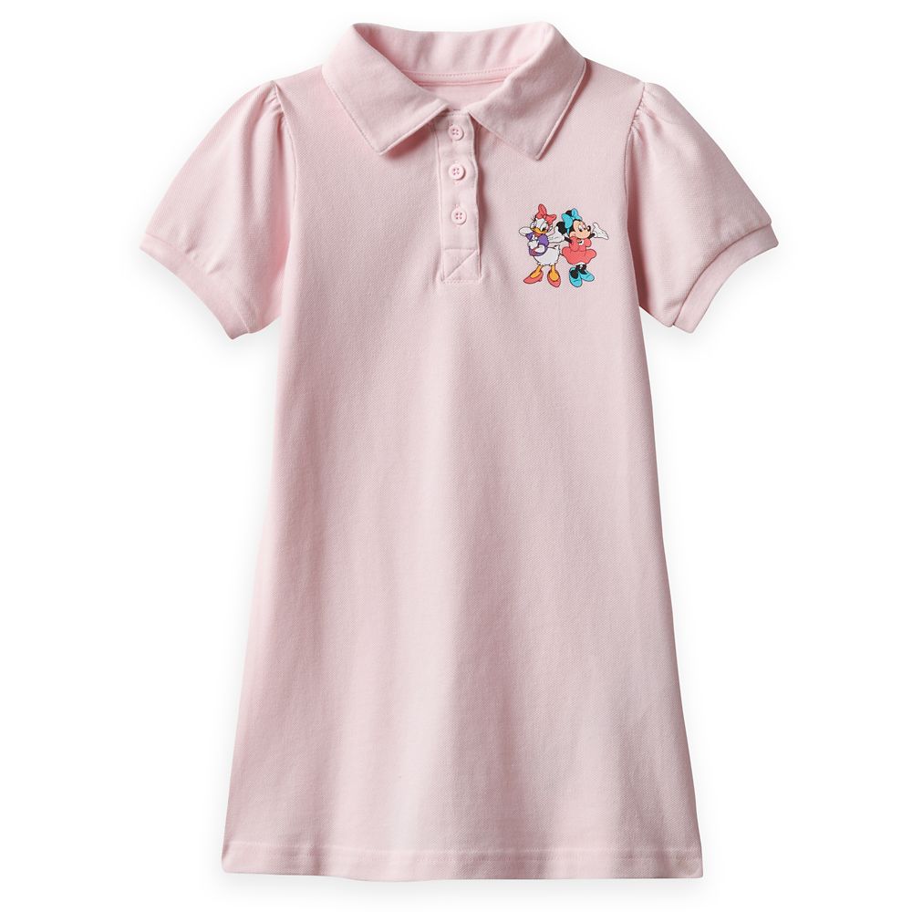Minnie Mouse and Daisy Duck Polo Shirt Dress for Girls