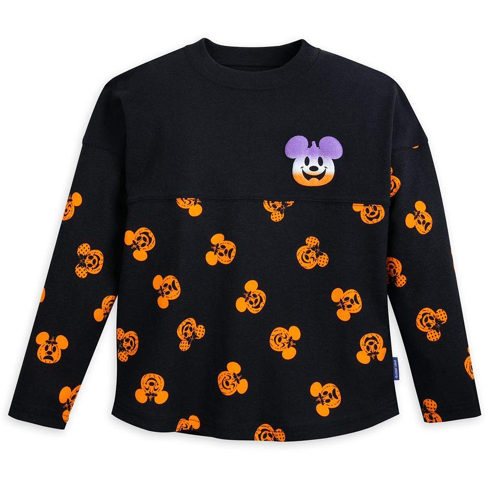 Mickey and Minnie Mouse Pumpkin Spirit Jersey for Kids – ''Happy Halloween''