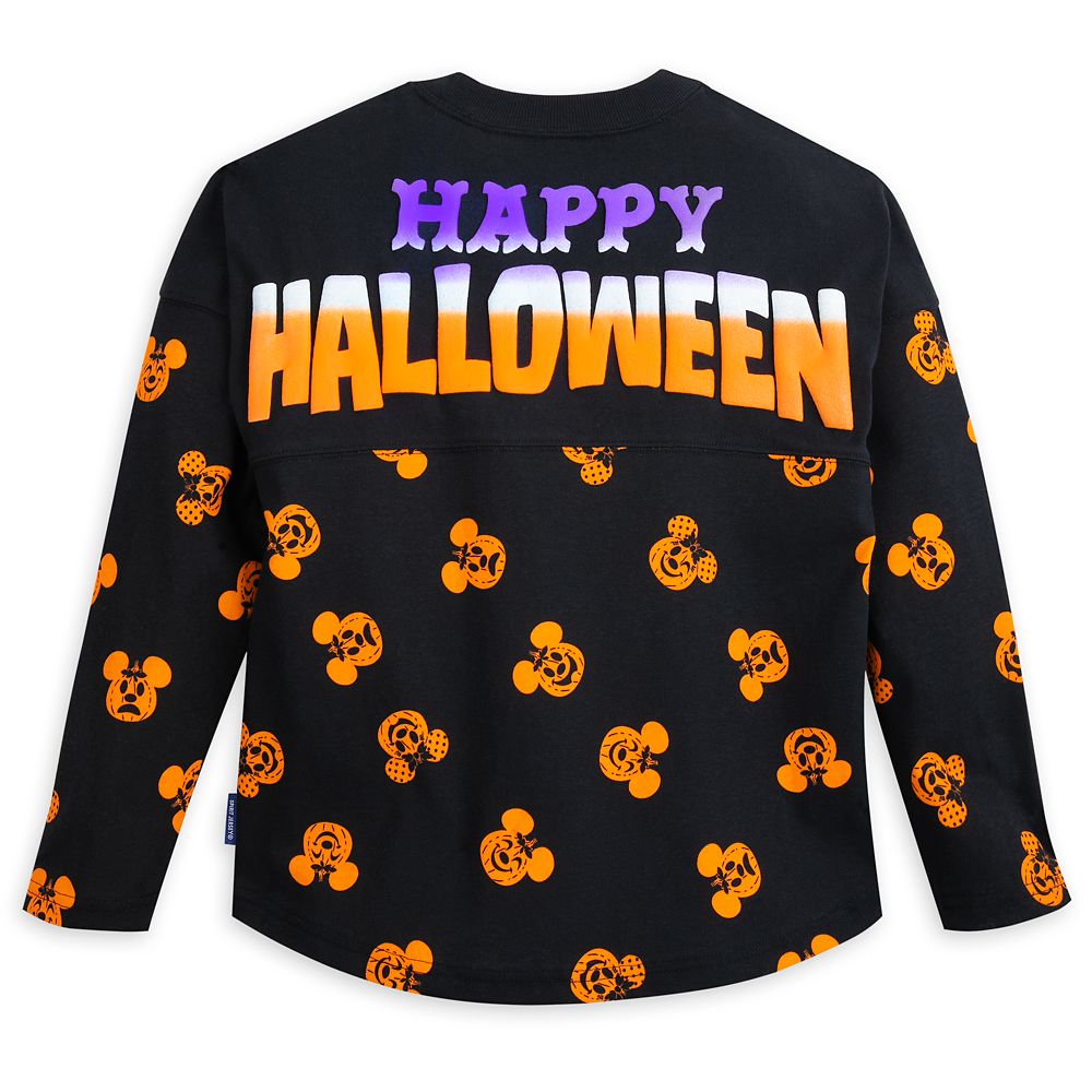 Mickey and Minnie Mouse Pumpkin Spirit Jersey for Kids – ''Happy Halloween''