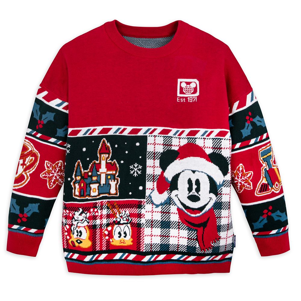 Mickey Mouse and Friends Holiday Sweater by Spirit Jersey for Kids – Walt Disney World