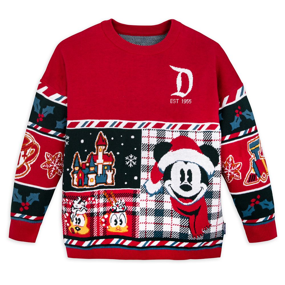 Mickey Mouse and Friends Holiday Sweater by Spirit Jersey for Kids – Disneyland