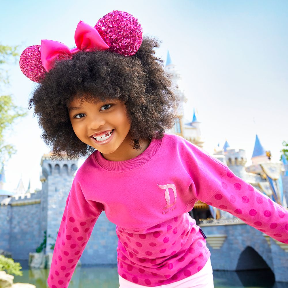 Disneyland Logo Spirit Jersey for Kids – Magenta