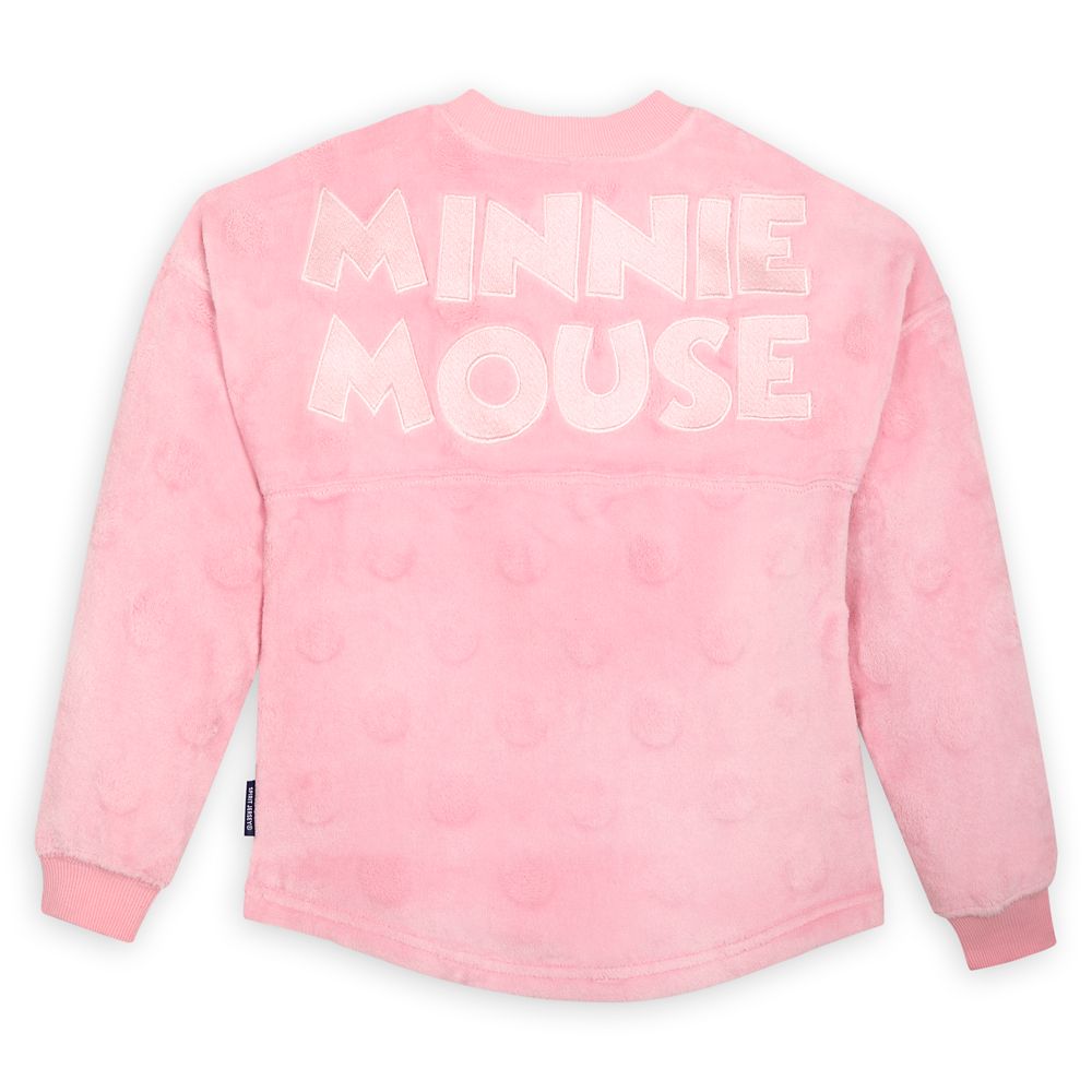 Minnie Mouse Polka Dot Fleece Spirit Jersey for Kids