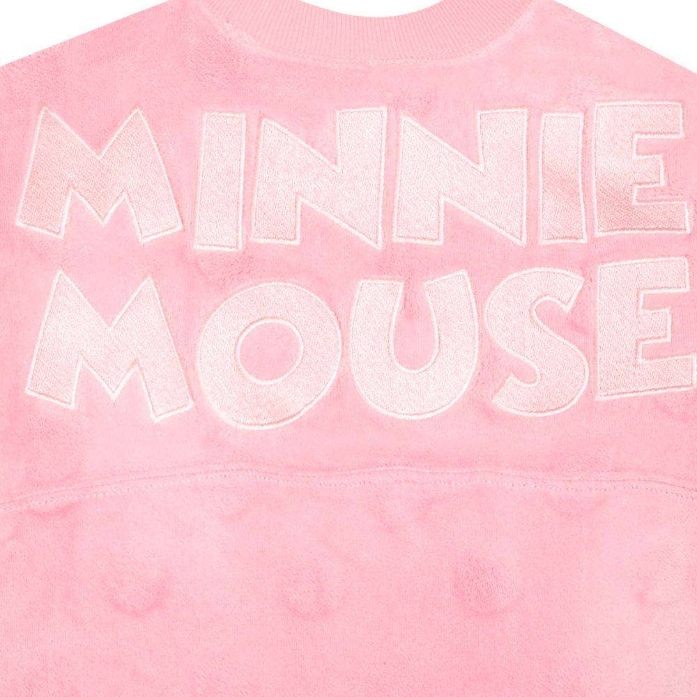 Minnie Mouse Polka Dot Fleece Spirit Jersey for Kids