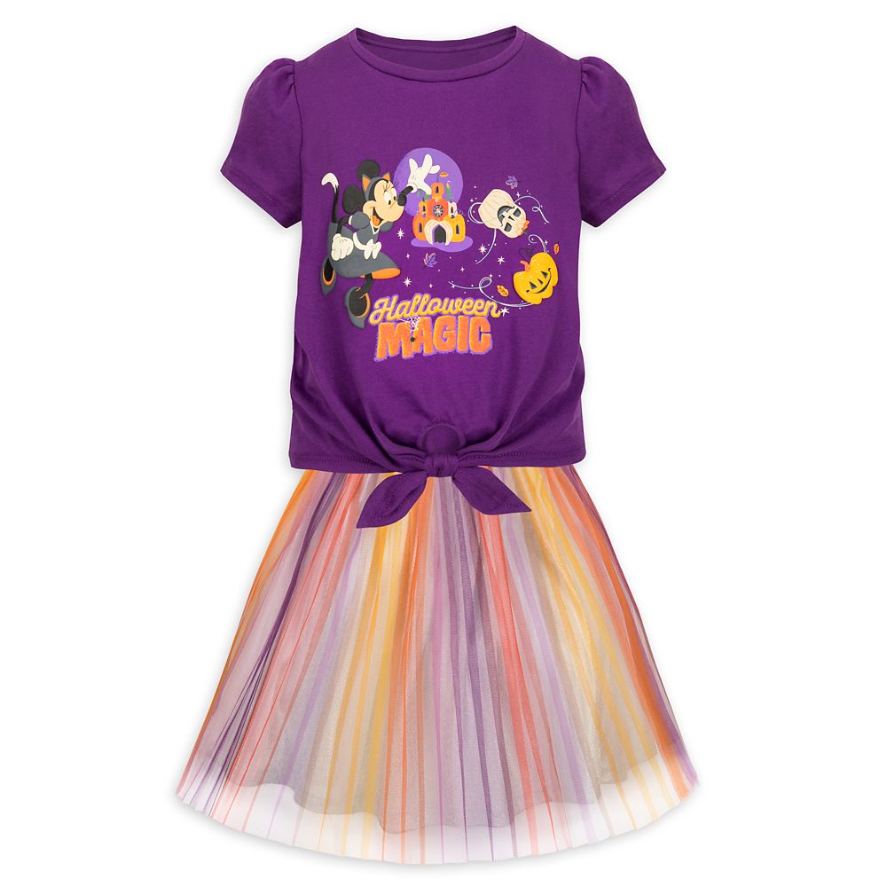 Minnie Mouse Halloween T-Shirt and Skirt Set for Kids has hit the shelves for purchase