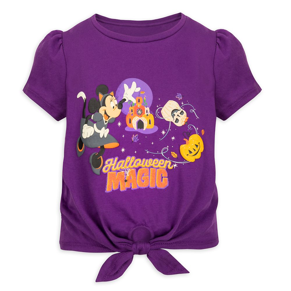 Minnie Mouse Halloween T-Shirt and Skirt Set for Kids