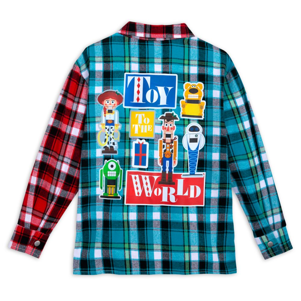 Pixar Holiday Flannel Shirt for Kids