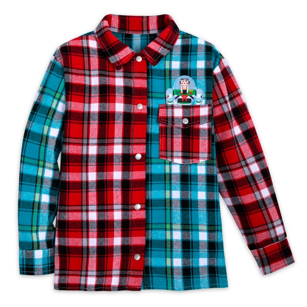 Pixar Holiday Flannel Shirt for Kids