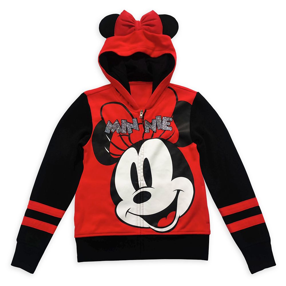 Minnie Mouse Zip-Up Hoodie for Girls