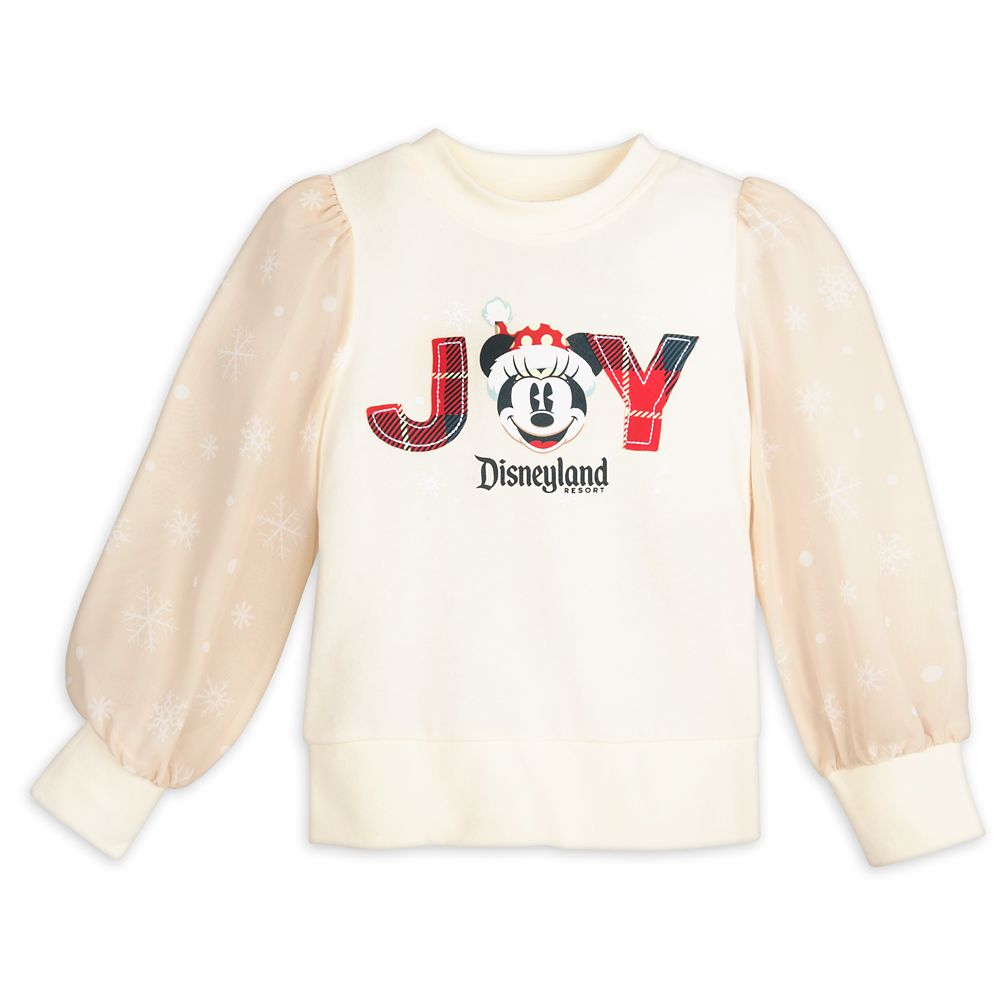 Minnie Mouse ''Joy'' Holiday Fashion Top for Girls – Disneyland