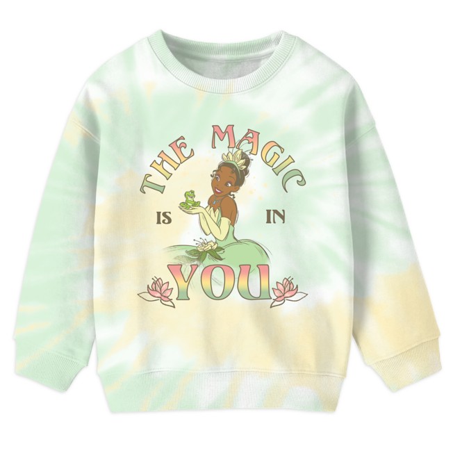 Tiana and Naveen Tie-Dye Pullover Sweatshirt for Kids – The Princess and the Frog
