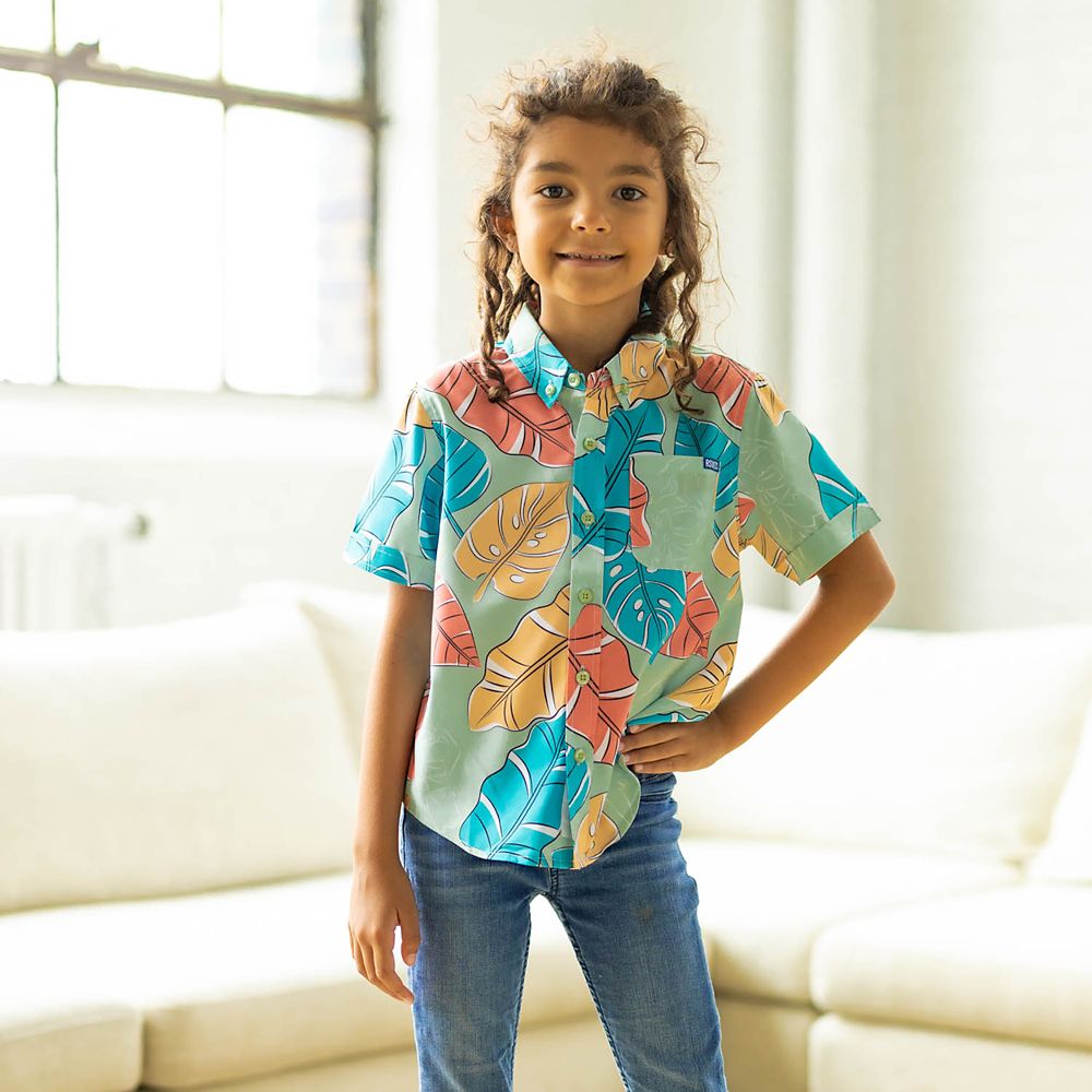 ''Moana of Motunui'' RSVLTS Short Sleeve Shirt for Kids with KUNUFLEX