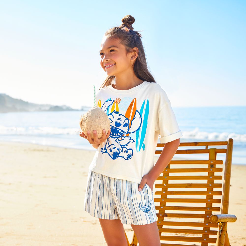 Stitch Knit Shorts for Girls