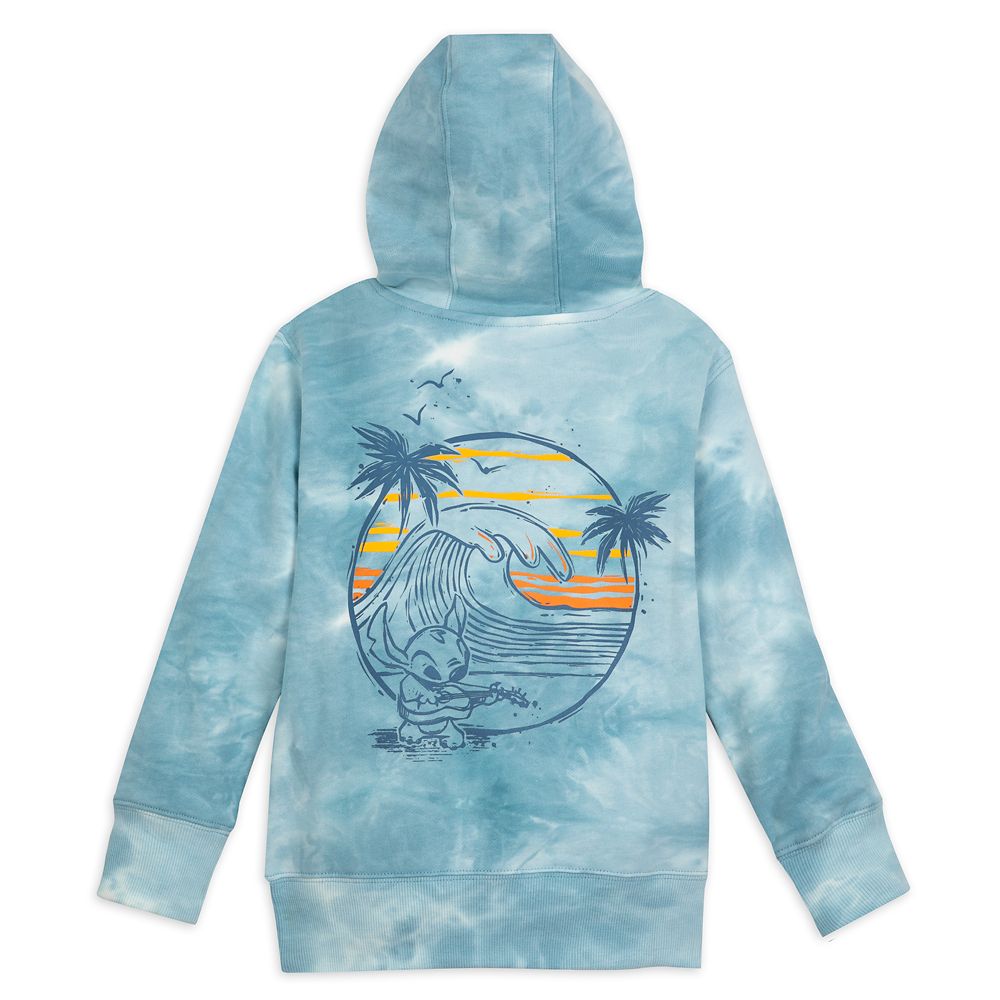 Stitch Tie-Dye Pullover Hoodie for Kids