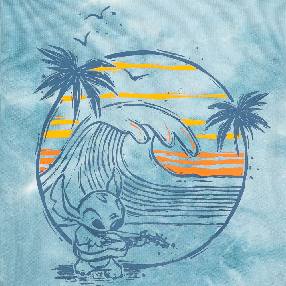 Stitch Tie-Dye Pullover Hoodie for Kids