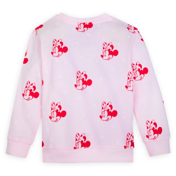 Minnie Mouse Allover Pullover Sweatshirt for Girls | shopDisney