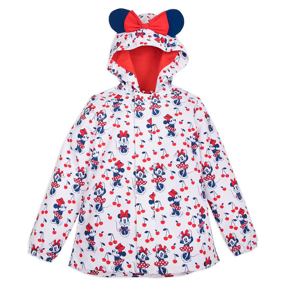 Minnie Mouse Red Packable Rain Jacket for Kids