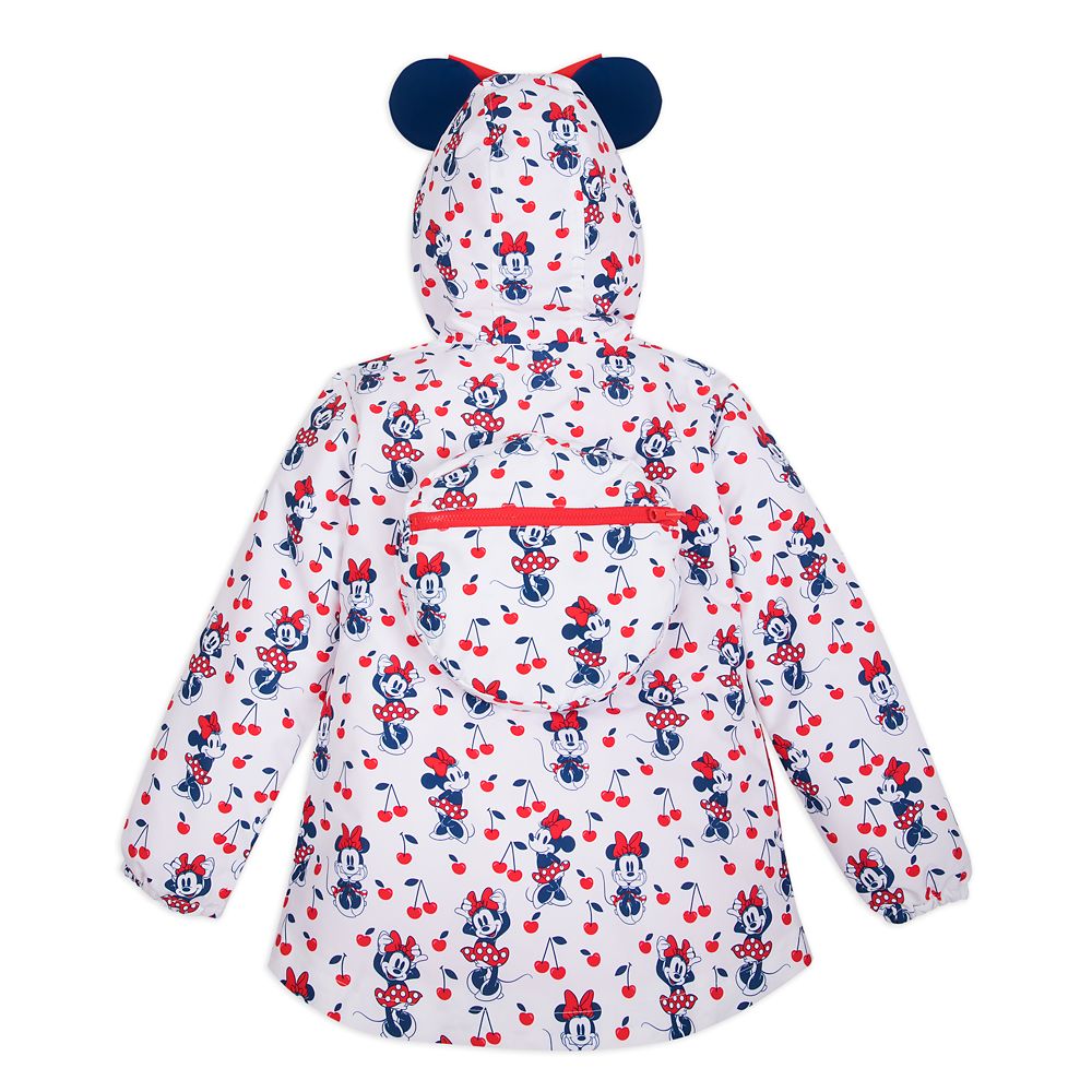 Minnie Mouse Red Packable Rain Jacket for Kids