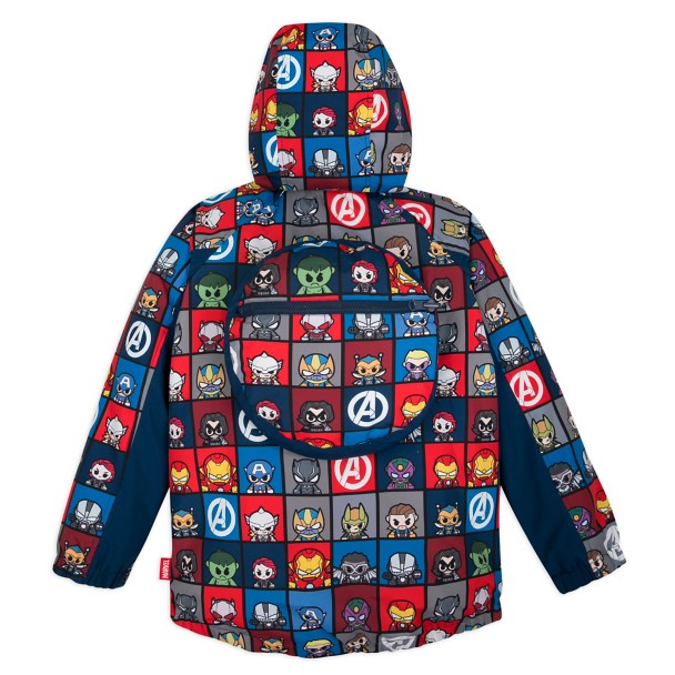Marvel Avengers Packable Rain Jacket for Kids
