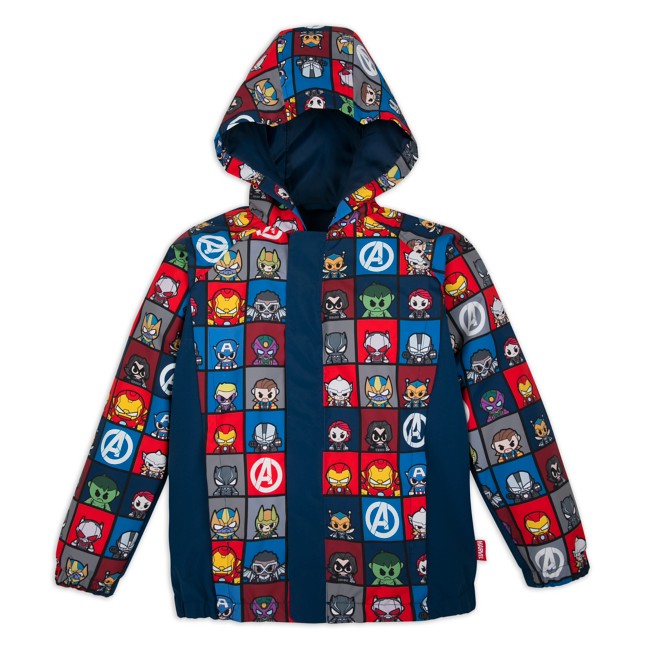 Disney Store Exclusive Avengers Ironman 4 5 6 New Child Zip Up Hooded Jacket 