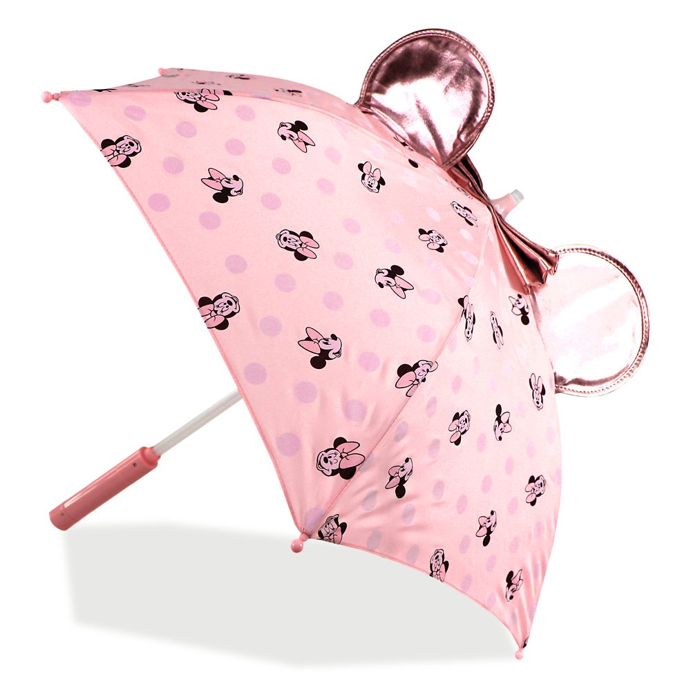 Minnie Mouse Pink Light-Up Umbrella for Kids