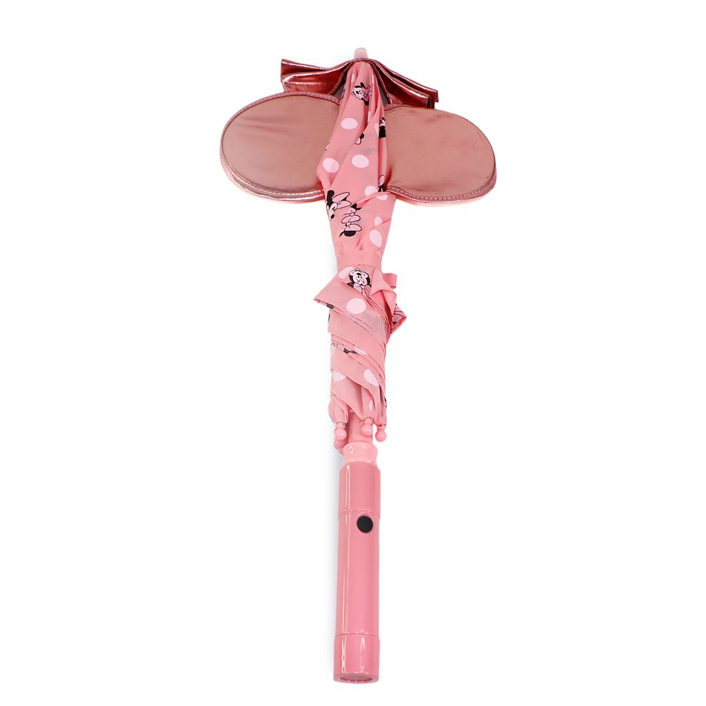 Minnie Mouse Pink Light-Up Umbrella for Kids