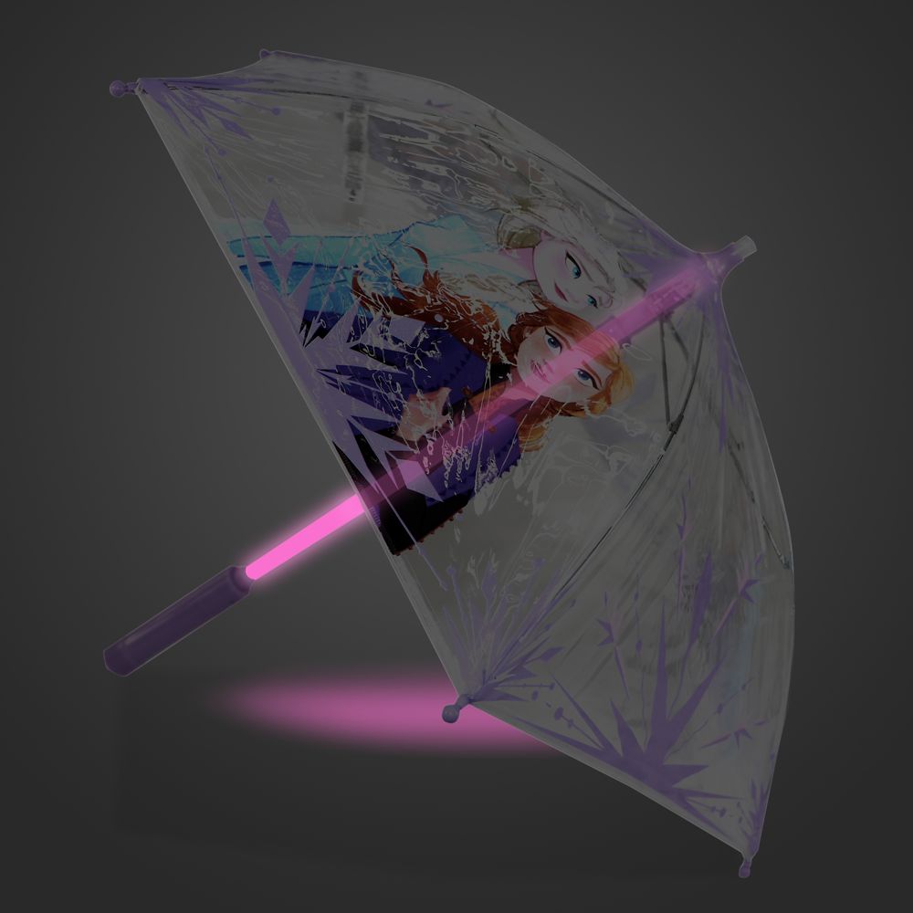 Elsa and Anna Light-Up Umbrella for Kids – Frozen 2