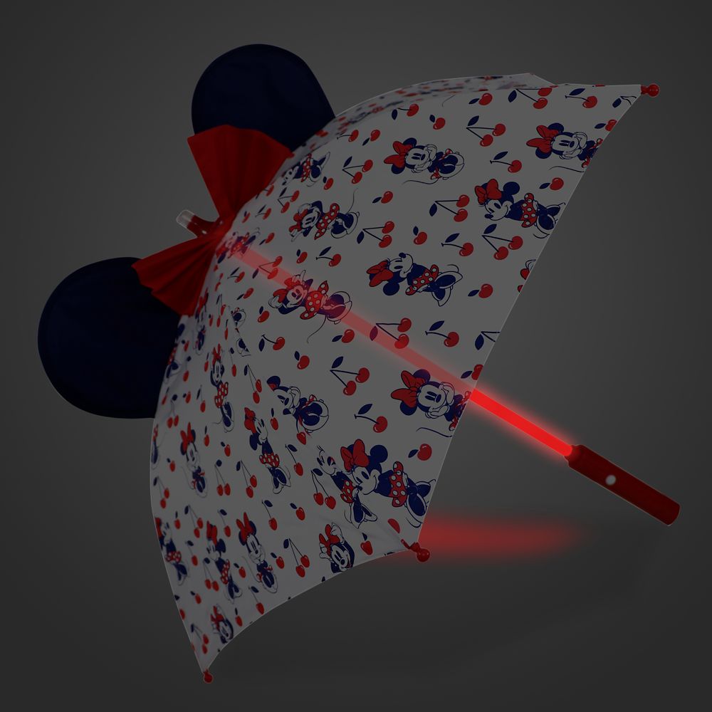 Minnie Mouse Red Light-Up Umbrella for Kids