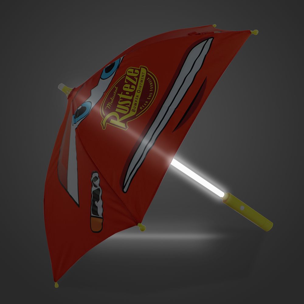 Lightning McQueen Light-Up Umbrella for Kids – Cars