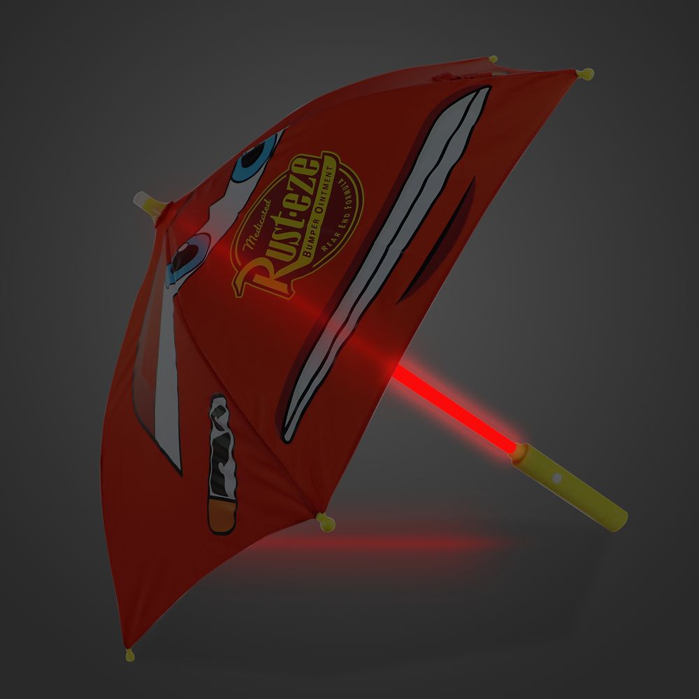 Lightning McQueen Light-Up Umbrella for Kids – Cars