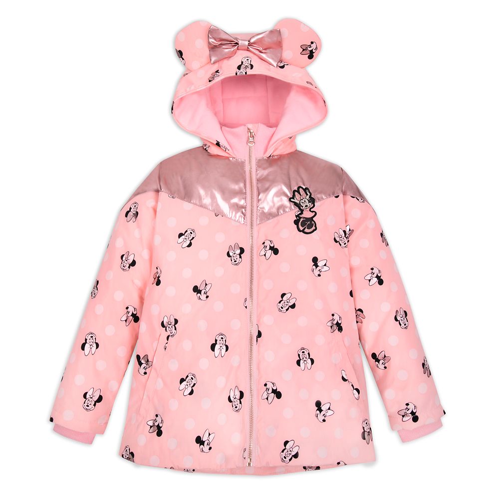 Minnie Mouse Pink Rain Jacket for Kids