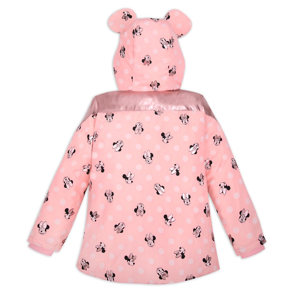Minnie Mouse Pink Rain Jacket for Kids