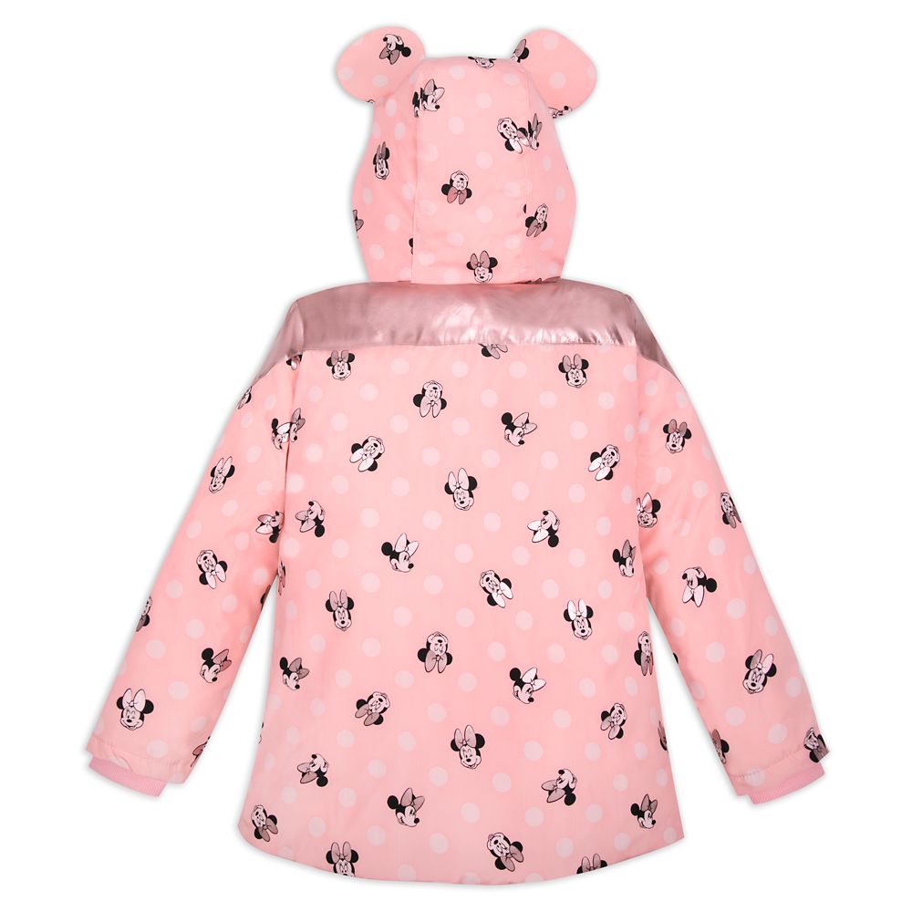 Minnie Mouse Pink Rain Jacket for Kids