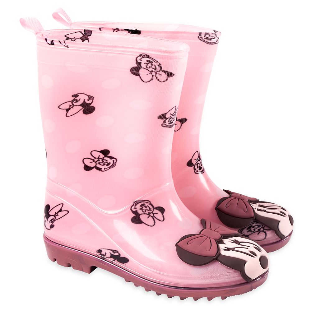 Toddler girl minnie 2024 mouse rain boots