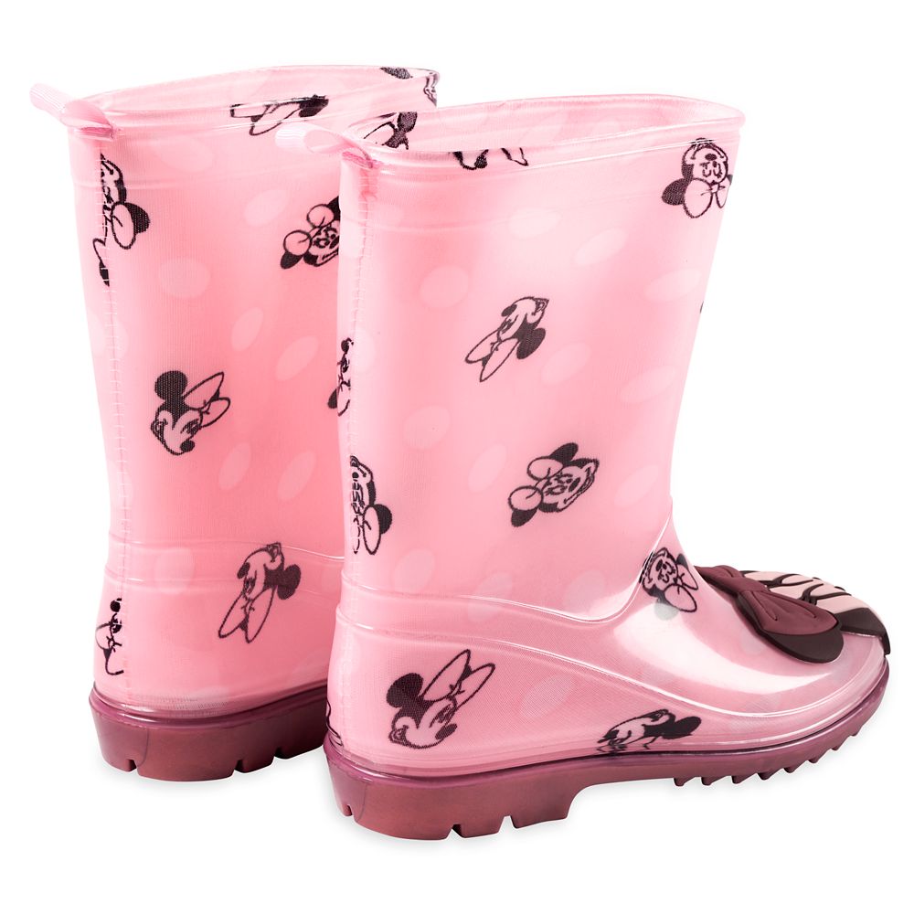 Minnie Mouse Pink Rain Boots for Kids