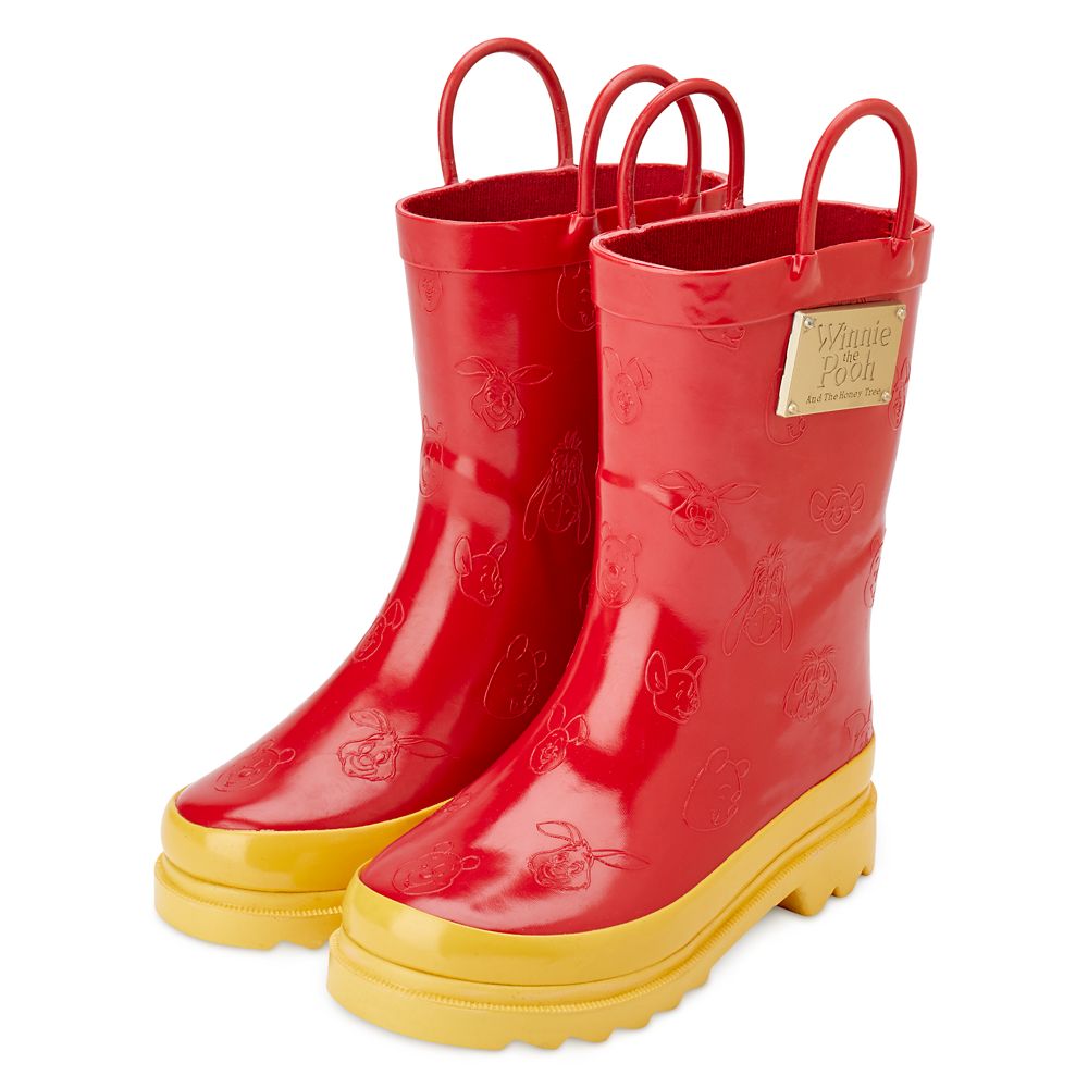 Winnie the Pooh Anniversary Rain Boots for Toddlers