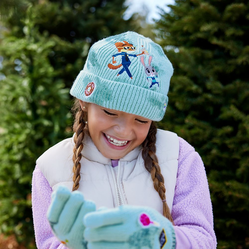 Judy Hopps and Nick Wilde Knit Beanie and Gloves Set for Kids – Zootopia