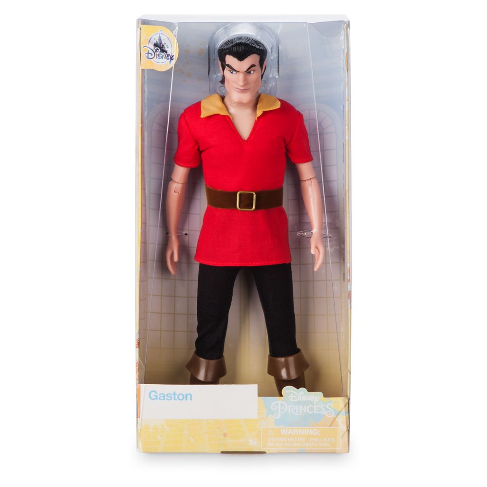 gaston plush doll